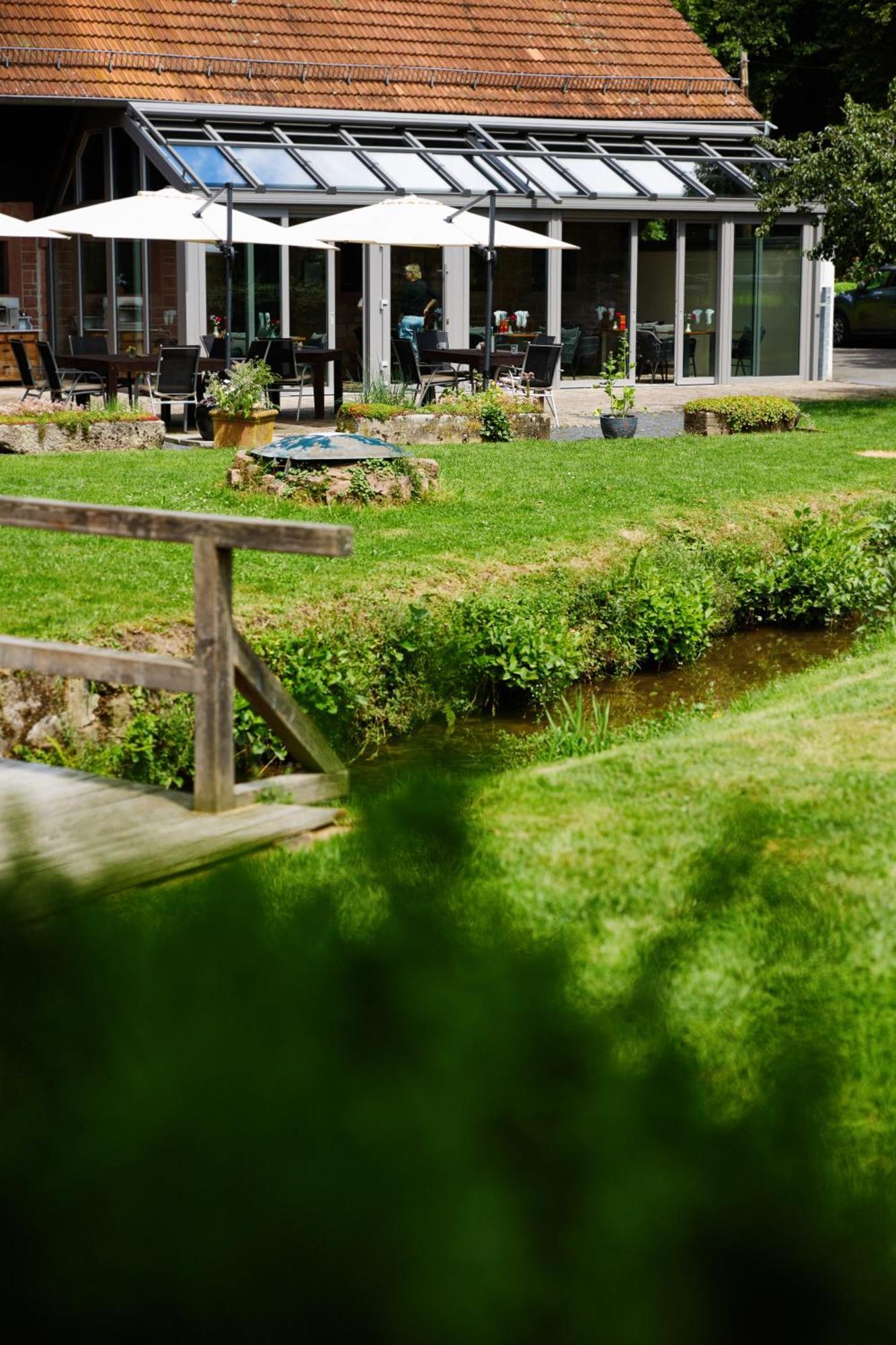 Landgasthof Geiersmuehle Vielbrunn Bagian luar foto