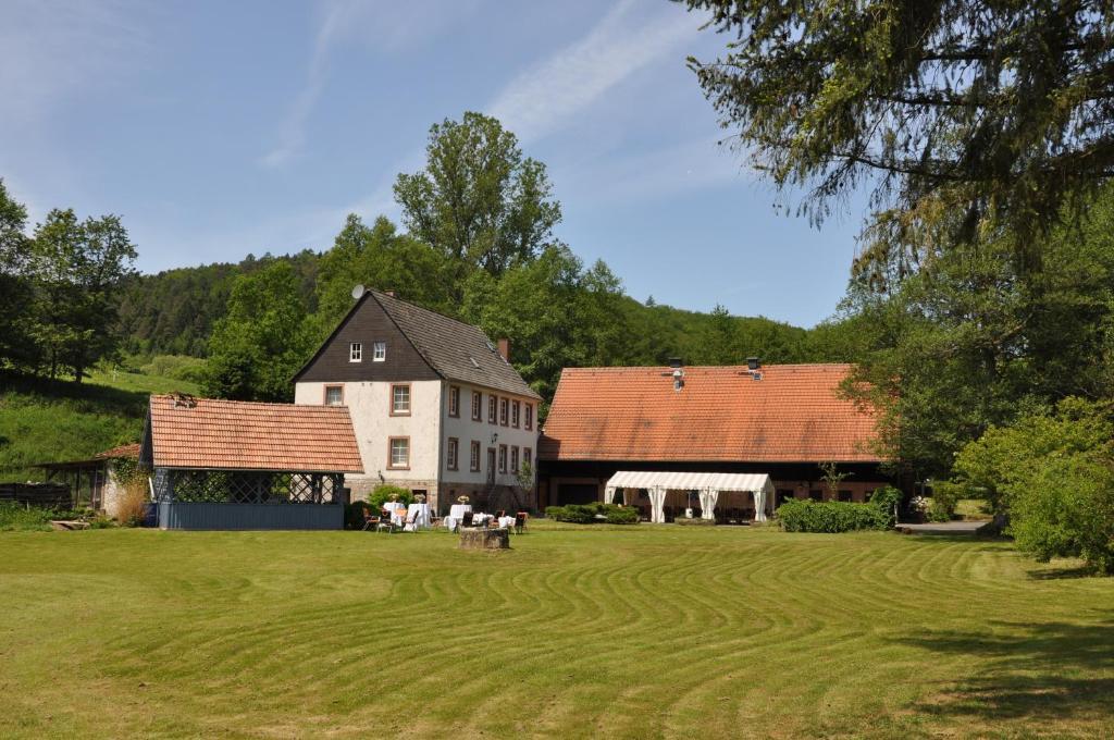 Landgasthof Geiersmuehle Vielbrunn Bagian luar foto